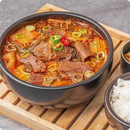 Cơm canh bò cay