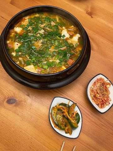 Đậu hũ kimchi spam