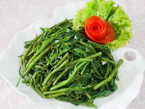 Rau muống xào