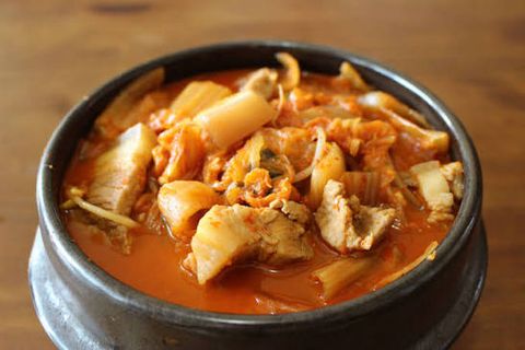 Canh kim chi thịt heo
