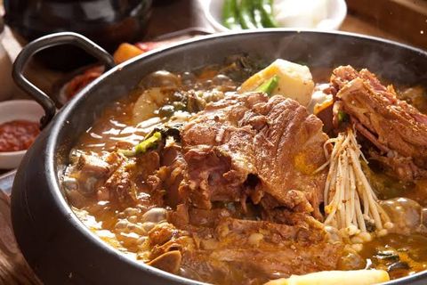 Lẩu xương heo khoai tây (vừa)