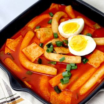 Bánh Gạo Cay Tteokbokki