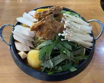 Canh khoai tây xương cải thảo (vừa)