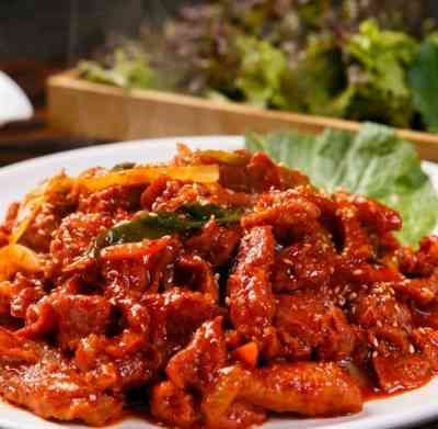 Thịt heo xào kim chi