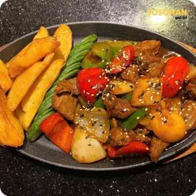 Chop steak thịt sườn bò