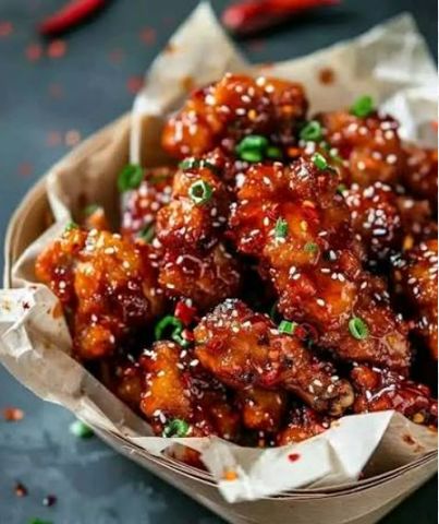Gà rán sốt tỏi chua cay truyền thống