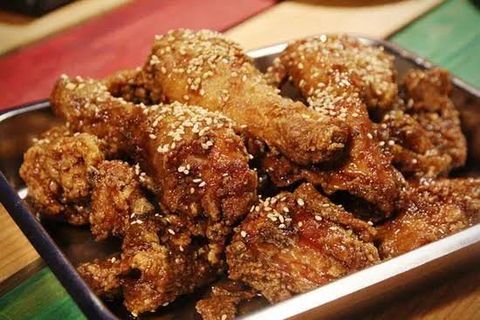 Gà rán sốt tương