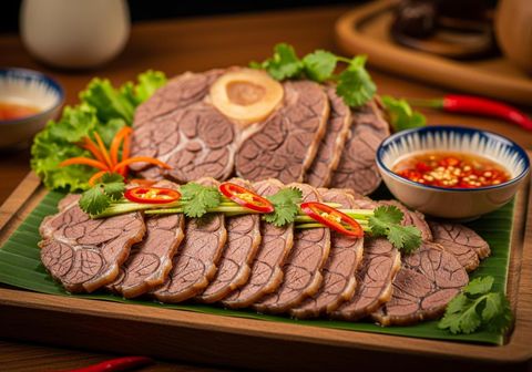 Thịt bắp bò luộc (nhỏ)