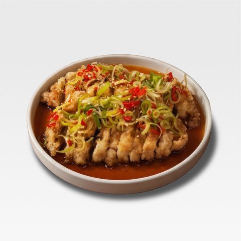 Gà sốt hành tỏi chua ngọt