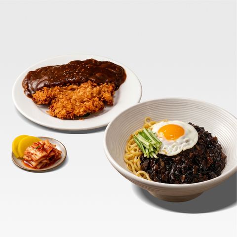 S1 Set: Mỳ Tương Đen + Thịt Heo Chiên Xù