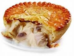 Bánh pie gà và nấm