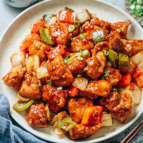 Gà (hoặc heo) sốt chua ngọt