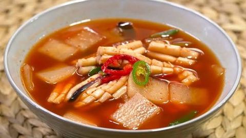 Cơm Phần Canh Mực Củ Cải