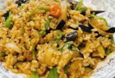 Cơm chiên cà tím