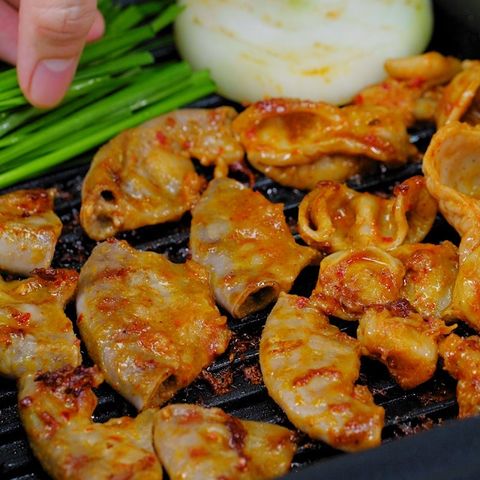 Lòng heo nướng cay 200g