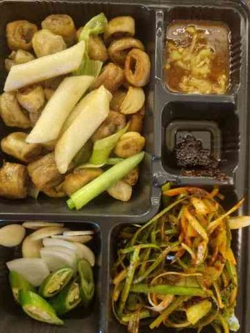 Lòng heo nướng xì dầu