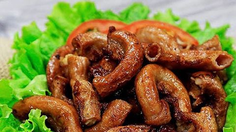 Lòng heo nướng