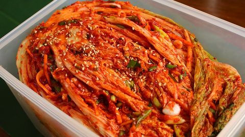 Kim chi cải thảo cắt sẵn