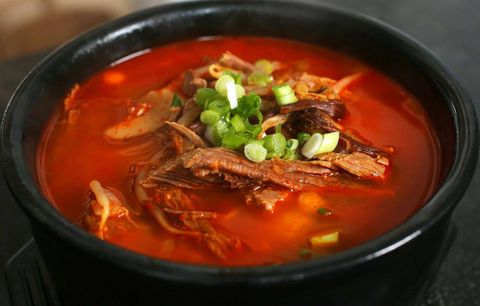Set canh sườn 1 + canh cay 1 + kim chi 1kg