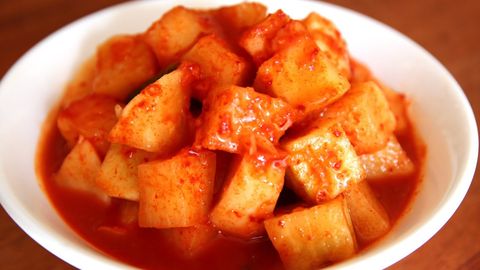 Kim chi củ cải thái hạt lựu 5kg