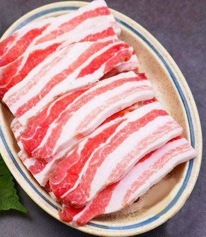 Ba chỉ heo 400g + 2 bát cơm + kèm (6 món phụ + rau cuốn + ssamjang)