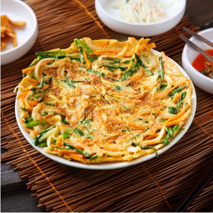 Bánh xèo hải sản Hàn Quốc