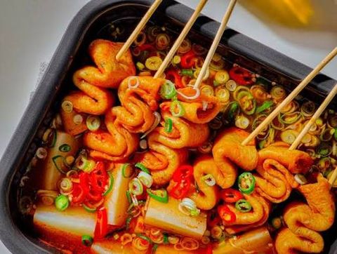 Canh chả cá cay