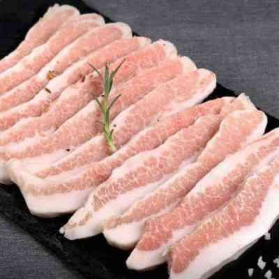 Set thịt má heo (hangjeongsal) cao cấp nướng than 300g