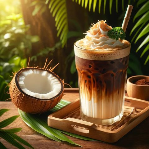 Cà phê cốt dừa
