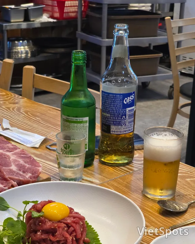 Pha somaek (soju trộn bia) ❣️