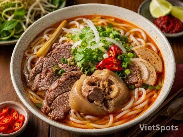 🍜 BÚN BÒ HUẾ NA – MÓN NGON KHÔNG THỂ BỎ LỠ TẠI ĐÀ NẴNG!