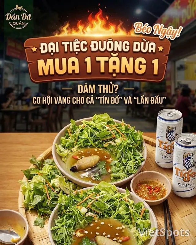 Dân Dã Quán, 다낭 심야 술집