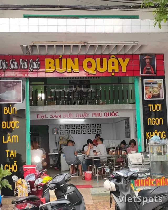 Bún Quậy – món bún nổi tiếng của Phú Quốc tại Đà Nẵng, nơi bạn tự pha nước chấm của riêng mình