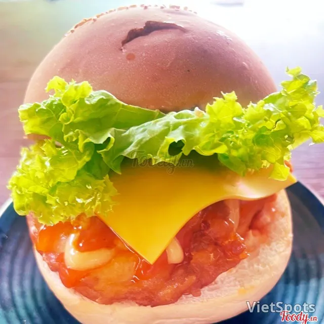 チーズイカフライバーガー