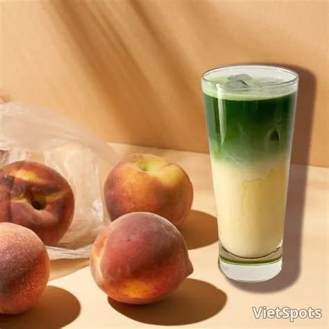 Peach Matcha