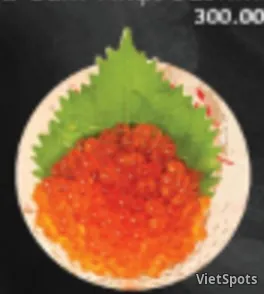 ซาชิมิไข่แซลมอน