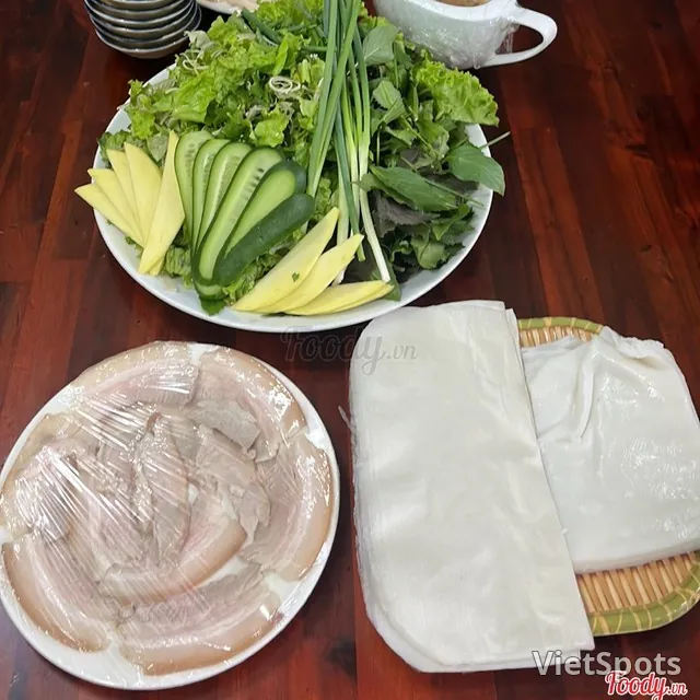 돼지고기 라이스페이퍼 쌈