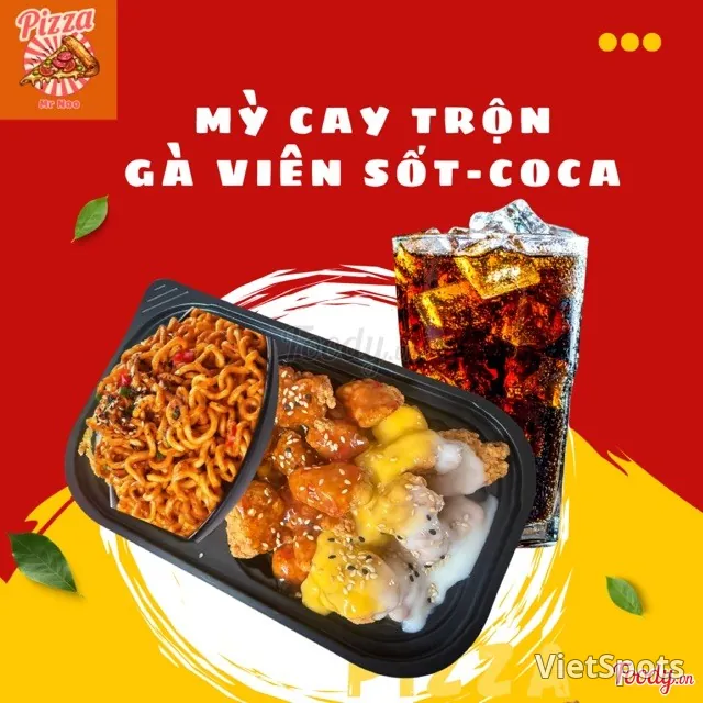 セット1:ピリ辛麺+ソースチキンボール+ペプシ(冷えたボトル)