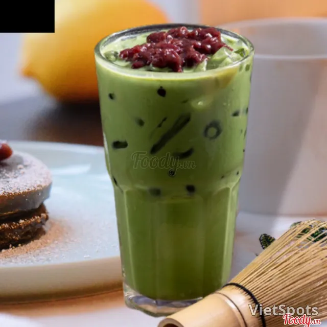 Matcha Red Bean Ice Blended