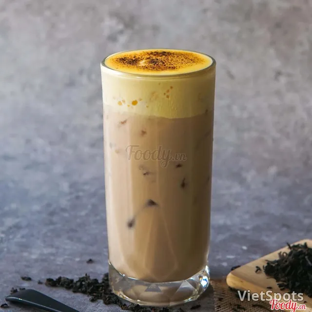Milk Tea with Egg Cream