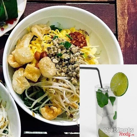 บะหมี่หอยกาบ + น้ำมะนาว