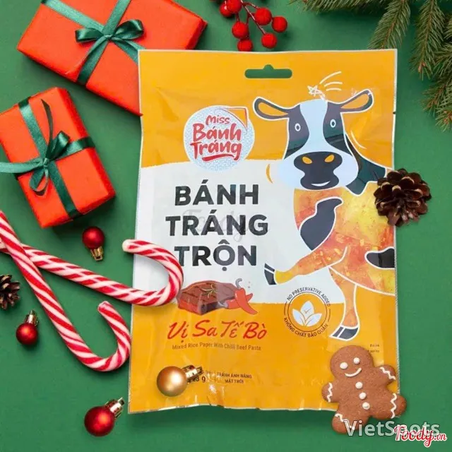 Bánh tráng trộn miss sate bò