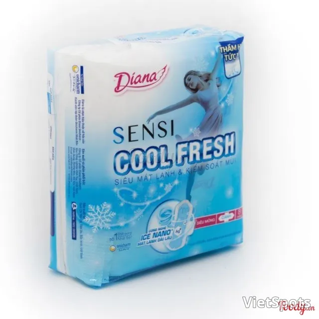 Băng vệ sinh Diana cool 8m