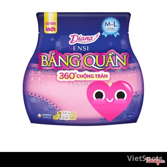 Băng vệ sinh quần Diana