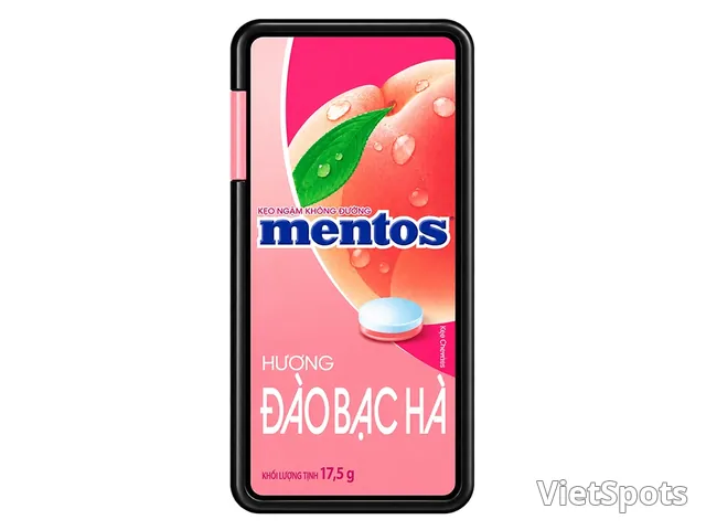 Mentos Peach Mint Candy