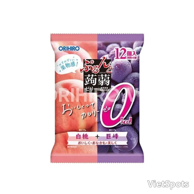 ORIHIRO Mango & Peach Fruit Jelly 240g