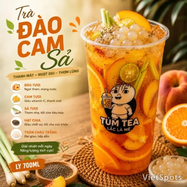 Peach, Orange & Lemongrass Tea