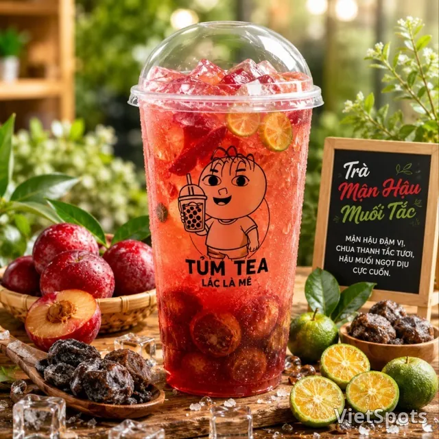 Plum Tea with Salted Calamansi