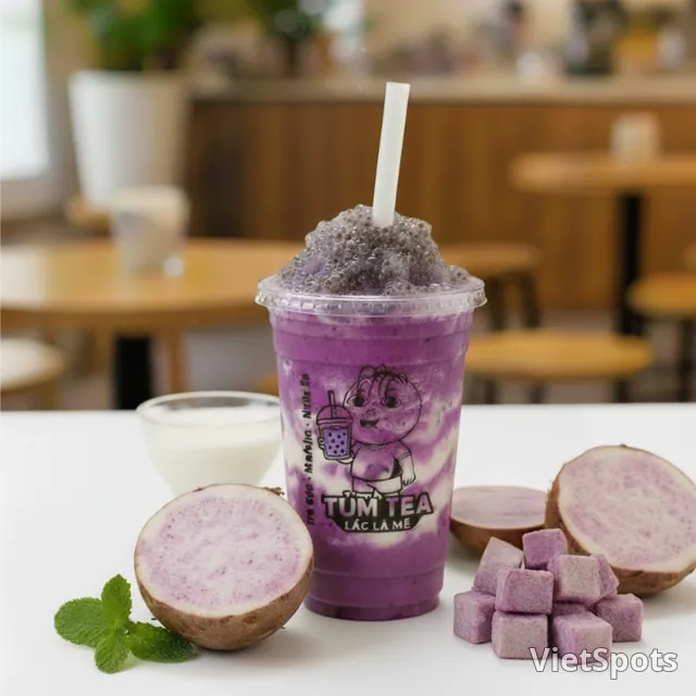 Melt-in-the-Mouth Taro Yogurt