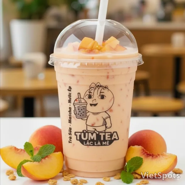 Juicy Golden Peach Yogurt